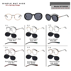 High Quality Stylish metal Magnet Frame Sunglasses